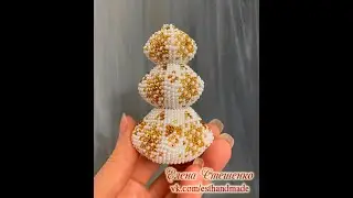 Ёлочка - игрушка из бисера. Немного процесса