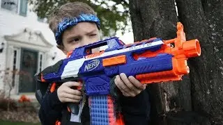 Крутая война NERF-с спецэффектами