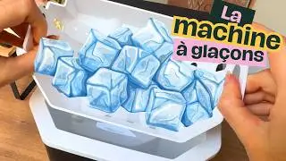 Je teste la machine à glaçons, et c'est juste génial ! 🧊🧊🧊