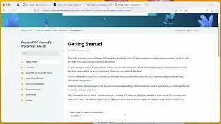 Getting Started | Preview PDF Viewer For WordPress Addon | Documentation Part 1