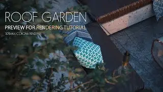 Roof garden - 3DSMAX, CORONA Renderer