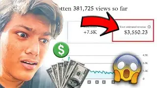 I LEAKED MY YOUTUBE CHANNEL EARNINGS LIVE!!😱😱