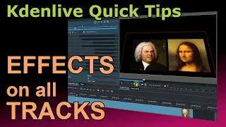 How to apply Effect on Master Track - Kdenlive Quick Tips