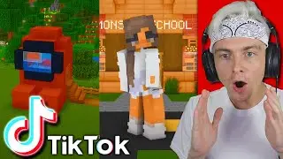 try not to laugh minecraft tik toks... (SO WEIRD)