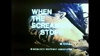 When The Screaming Stops (1973) TV Spot Trailer