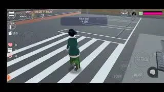 Mencari uang di                             Sakura school simulator