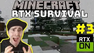 CIRCONDATO DA UNA BUFERA DI NEVE !!! SU MINECRAFT ITA CON IL RAY TRACING ATTIVO