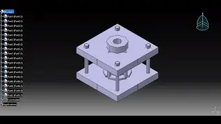 Fixture Assembly in catia #fixture #jig #catia #design