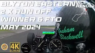 British Sprint Championship in 4K, Round 10 at Blyton Park East, FTD and Run Off winner, May  2024