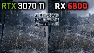 RTX 3070 Ti vs RX 6800 Benchmark – 59 Tests