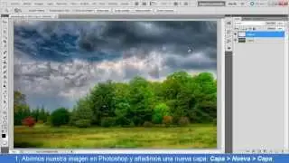 Cómo añadir efecto lluvia con Photoshop | Tutorial