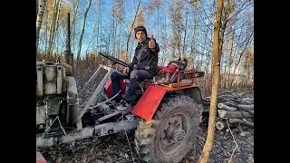 Esiokiem To The Forest/ES15 Andoria For Burnout/Test of the New Saw Guide and Chain