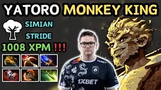 🔥 YATORO MONKEY KING Hard Carry 7.36b Highlights 26 KILLS 🔥 Insane Jump 1008 XPM - Dota 2