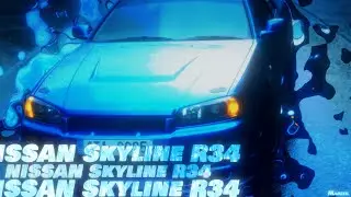 NISSAN Skyline R34「EDIT」- 4K