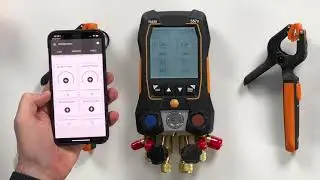Testo 557s | New Smart Digital Manifold with Bluetooth | 4 Way Valve Block Features