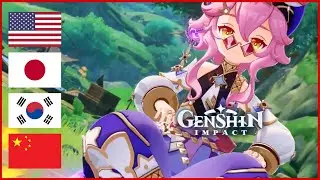Dori skill and Burst All Language Voice Lines in Trailer 3.0  | Genshin Impact