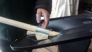 Снеговая лопата из офисного кресла