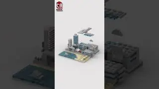LEGO Micro City Satisfying Building Animation 