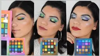 NEW SHOPMISSA PALETTES REVIEW & TRY ON | Over The Rainbow, Self Made, & Violets Are Blue | 2019