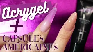 ACRYGEL Tips Part 1⎟American Pose WITHOUT Gummy Base + Popit WITHOUT POPIT capsules 💅🏻