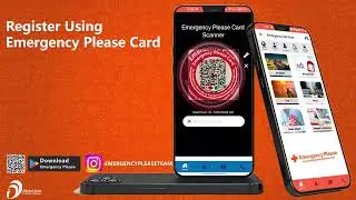How to register Emergency Please using Emergency Please App, Just scan and ready to use,
