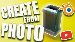 Fast Modeling And Texturing 3D Method From Photo Using Blender!!!