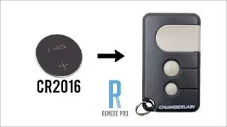 How to change/swap Battery for a Chamberlain 4335A Genuine Remote