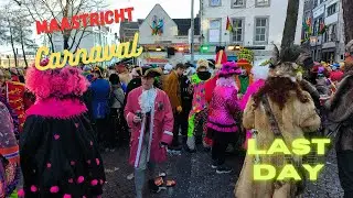 Carnaval Maastricht 2023,Last day Grand Dutch Carnaval ,Maastricht 2023 4k Carnaval,CArnaval 2023