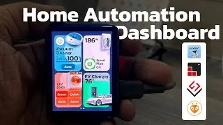 Home automation dashboard on Lilygo T4-S3 and custom UI Setup 