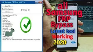 Samsung FRP Tool 2020 | all Samsung FRP bypass 100% Work In Hindi