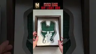 Iron Man DIY Paper Cut Light Box 