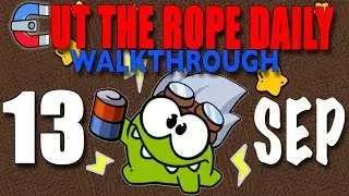 Cut The Rope Daily September 13 | #walkthrough  | #10stars | #solution