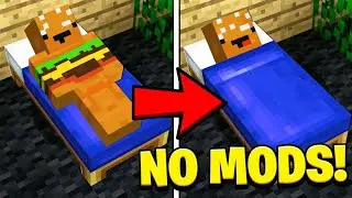 HOW to ACTUALLY sleep in a Minecraft Bed