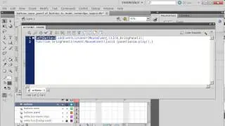 Flash, Actionscript Button To Animate Panel Of Other Buttons, Part 3 (Gotoandstop)
