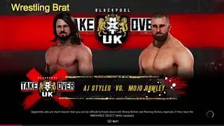 AJ Styles Vs Mojo Rwley - WWE Gameplay PS4 (WWE 2K20)
