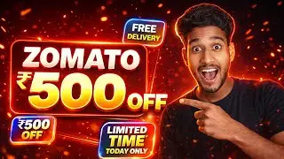 Zomato Coupon Code Today 🎁🔥 Flat ₹500 OFF + Free Delivery | Working Promo Code January 2026