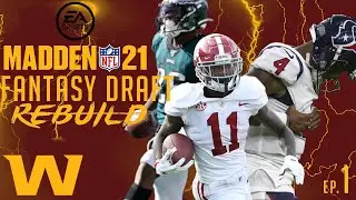 MADDEN 21 Fantasy Draft Rebuild ep.1! Drafting the PERFECT TEAM for the future!