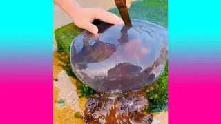 เขากำลังผ่าแมงกะพรุน เหมือนผ่าวุ้นเลย (รวมคลิปความพึงพอใจ)