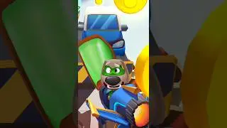 Hero vs Raccoon🦝 boss #talkingtomherodash #kidsgames #shorts #video