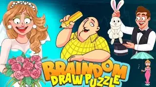 Braindom Draw Puzzle level (1 to 50)