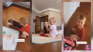 Александра Поснова с дочкой Евочкой 💕