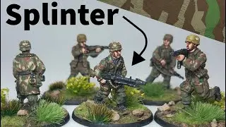 1/72 - WW2 German Fallschirmjager Splinter Pattern Camouflage Painting Tutorial! - AB Figures
