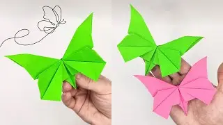 Easy Paper BUTTERFLY 🦋 How to make a paper butterfly