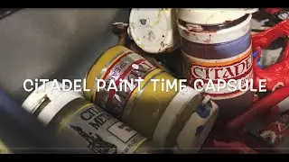 Opening a Games Workshop Citadel Paints Time Capsule