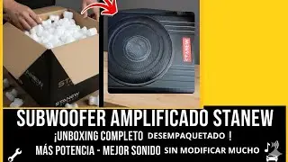 Desempaquetado del Subwoofer Amplificado Stanew El Mejor relación Calidad Precio.