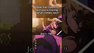 Rank The Anime Opening Without Knowing The Next One! #anime #animemusic #parati #shorts #opening