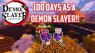 I Played 100 Days in Demon Slayer Minecraft Mod as a Duo! This Is What Happened!