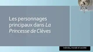 La Princesse de Clèves = personnages principaux