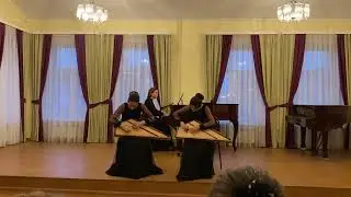 В.Городовская Фантазия на тему песни «Калина Красная» Дуэт двойняшек😍#гусли