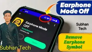 How To Remove Earphone Mode l    Remove Earphone Symbol In Mobile 2023
